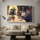 The Dining Room (Breakfast), 1886-1887 - Floater Framed Canvas Print