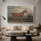 Hunter in a Landscape, 1810 - Floater Framed Canvas Print