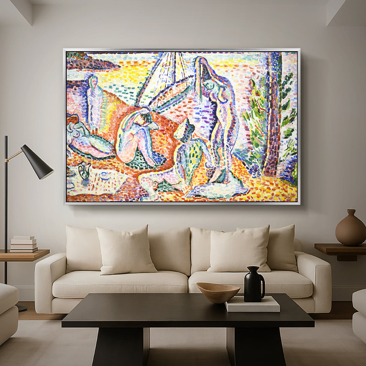 Luxe, Calme et Volupté, 1904 - Floater Framed Canvas Print