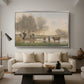 Cows in a Marshy Landscape, c. 1873-1874 - Floater Framed Canvas Print
