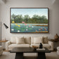 The Flamingoes (Les Flamants), 1907 - Floater Framed Canvas Print