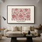 Examples of Chinese Ornament, Pl. XCIII (Morris Inspired), 1867 - Floater Framed Canvas Print