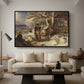 The Day's Sport, 1826 - Floater Framed Canvas Print