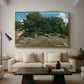 Fontainebleau: Oak Trees at Bas-Bréau, c. 1830-1835 - Floater Framed Canvas Print