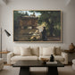 A Catholic Priest in Front of a Sarcophagus, c. 1857 - Floater Framed Canvas Print