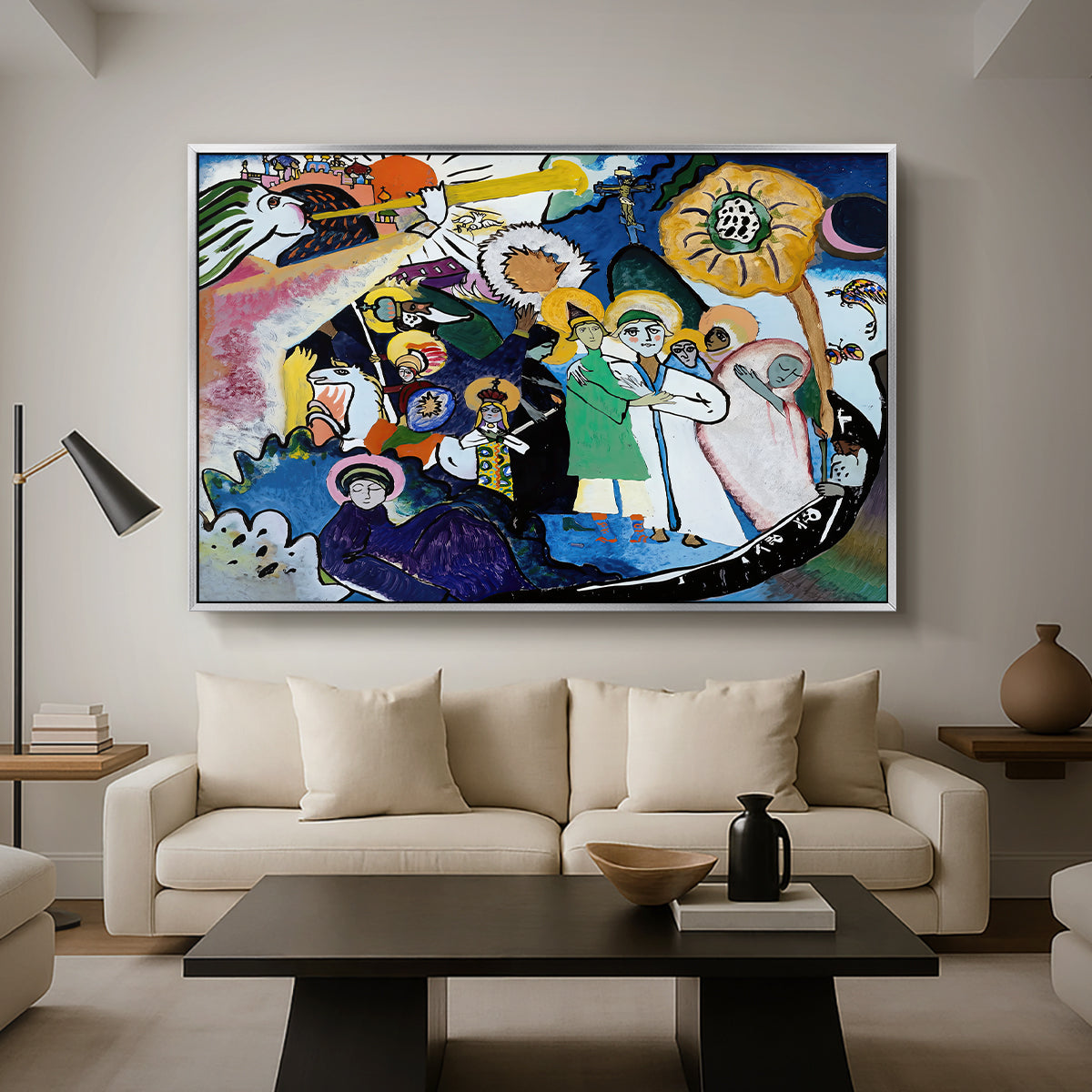 All Saints Day I, 1911 - Floater Framed Canvas Print
