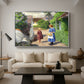 Summer Day in Jyllinge, 1922 - Floater Framed Canvas Print