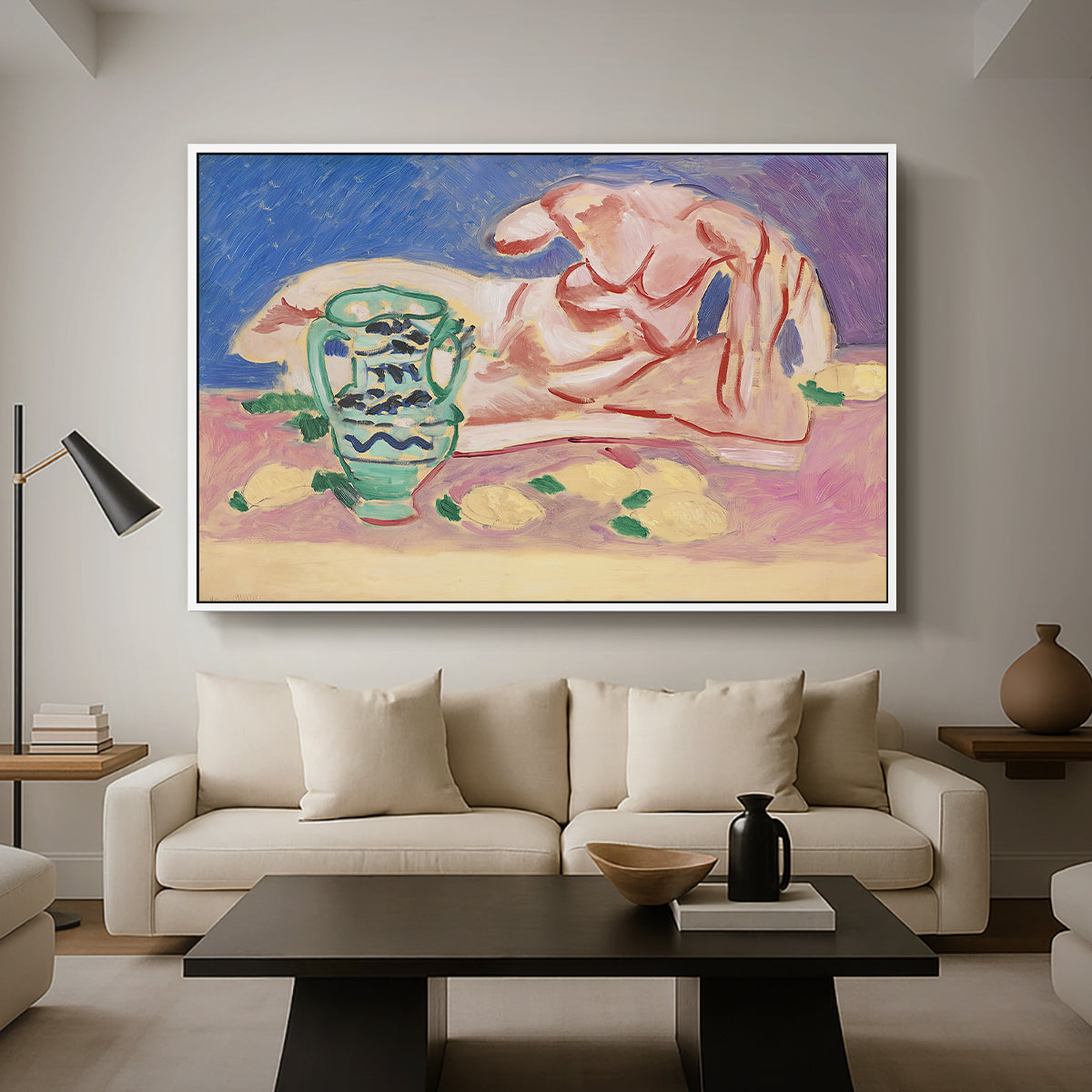Ilyssus from the Parthenon, 1908 - Floater Framed Canvas Print
