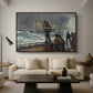 The Signal of Distress, c. 1896 - Floater Framed Canvas Print