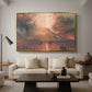 Vesuvius in Eruption, c. 1817 - Floater Framed Canvas Print