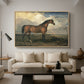 Eagle, A Celebrated Stallion, 1809 - Floater Framed Canvas Print