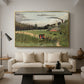 The Chair Factory at Alfortville, 1897 - Floater Framed Canvas Print
