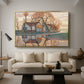 Farm near Duivendrecht, c. 1916 - Floater Framed Canvas Print