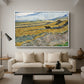 Enclosed Field with Ploughman, 1889 - Floater Framed Canvas Print