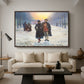 Morning after the Carnival, 1884 - Floater Framed Canvas Print