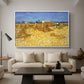 Wheat Field with Sheaves (Harvest in Provence), 1888 - Floater Framed Canvas Print