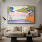 Golfe Juan, 1896 - Floater Framed Canvas Print