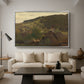 Landscape from Ebersteinburg in Baden, 1876 - Floater Framed Canvas Print