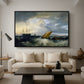 Sheerness as Seen from the Nore, 1808 - Floater Framed Canvas Print