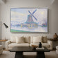 Mill of Edam (Moulin d'Edam), 1896 - Floater Framed Canvas Print
