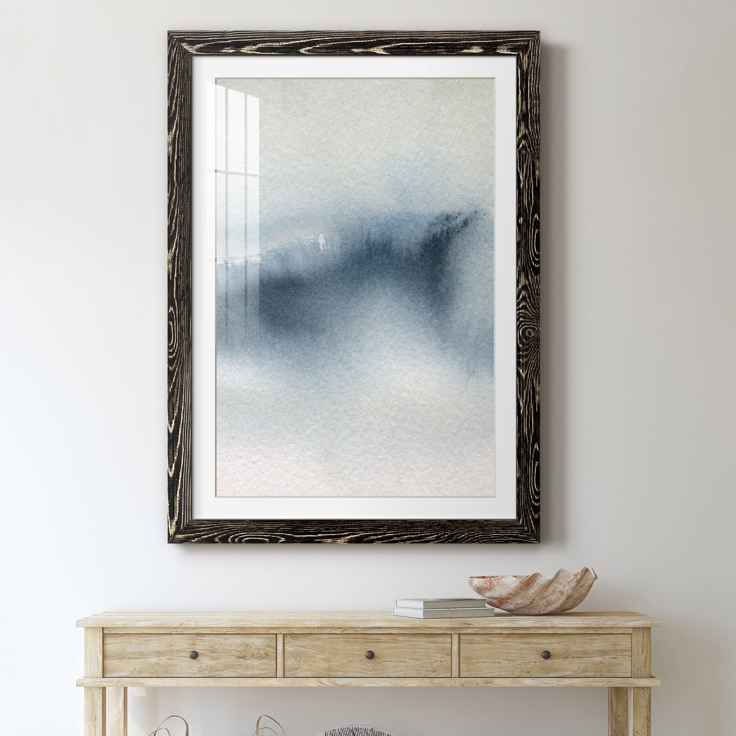 Summer Rain I - Premium Framed Print - Distressed Barnwood Frame - Ready to Hang