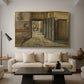 The Conversation, 1884 - Floater Framed Canvas Print