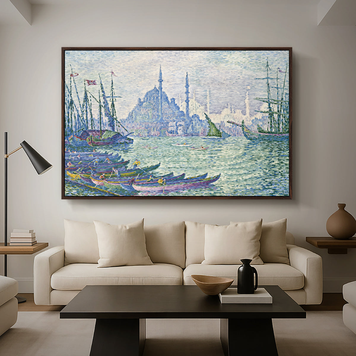 The Golden Horn, Minarets, 1907 - Floater Framed Canvas Print