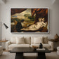 Venus and the Lute Player, c. 1565-1570 - Floater Framed Canvas Print
