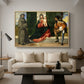 Madonna and Child with Saints Anthony of Padua and Roch, c. 1510 - Floater Framed Canvas Print