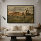 The Potato Harvest, c. 1875 - Floater Framed Canvas Print