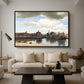View of Delft, c. 1660-1661 - Floater Framed Canvas Print