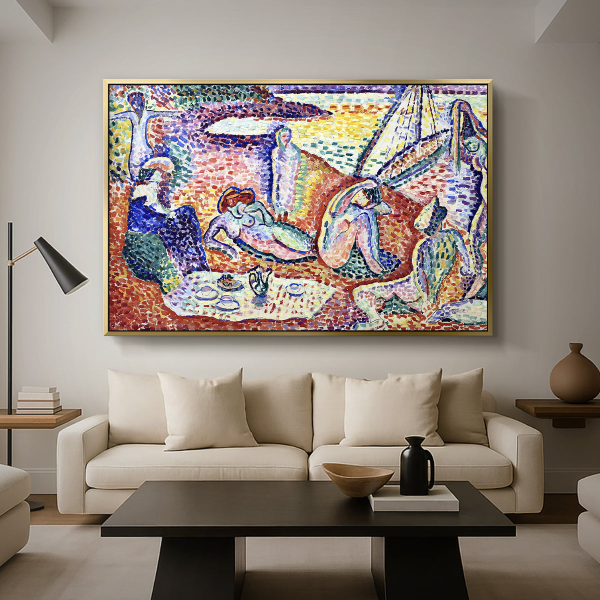Luxe, Calme et Volupté, 1904 - Floater Framed Canvas Print