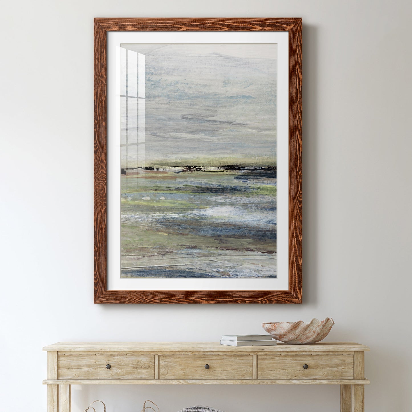 Wetlands I - Premium Framed Print - Distressed Barnwood Frame - Ready to Hang