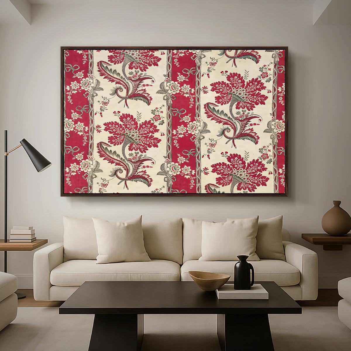 The Flowering Cornucopia (La Corne Fleurie), c. 1789-1850 - Floater Framed Canvas Print