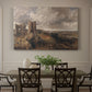 Canvas art print featuring a ruined castle overlooking river and landscape, showcased as a statement wall artwork