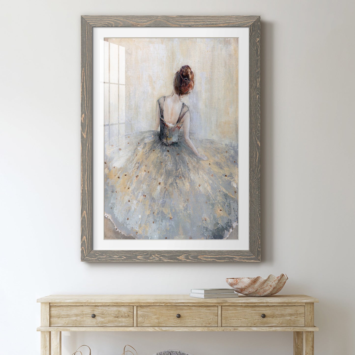 Beautiful Contemplation - Premium Framed Print - Distressed Barnwood Frame - Ready to Hang