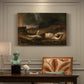 Canvas art print featuring an expressive countryside composition with balanced light, presented within a refined interior setting