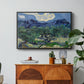 Olive Trees with the Alpilles in the Background, 1889 - Floater Framed Canvas Print