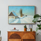 Shoveling Snow on a Beautiful Winter Day, c. 1898 - Floater Framed Canvas Print