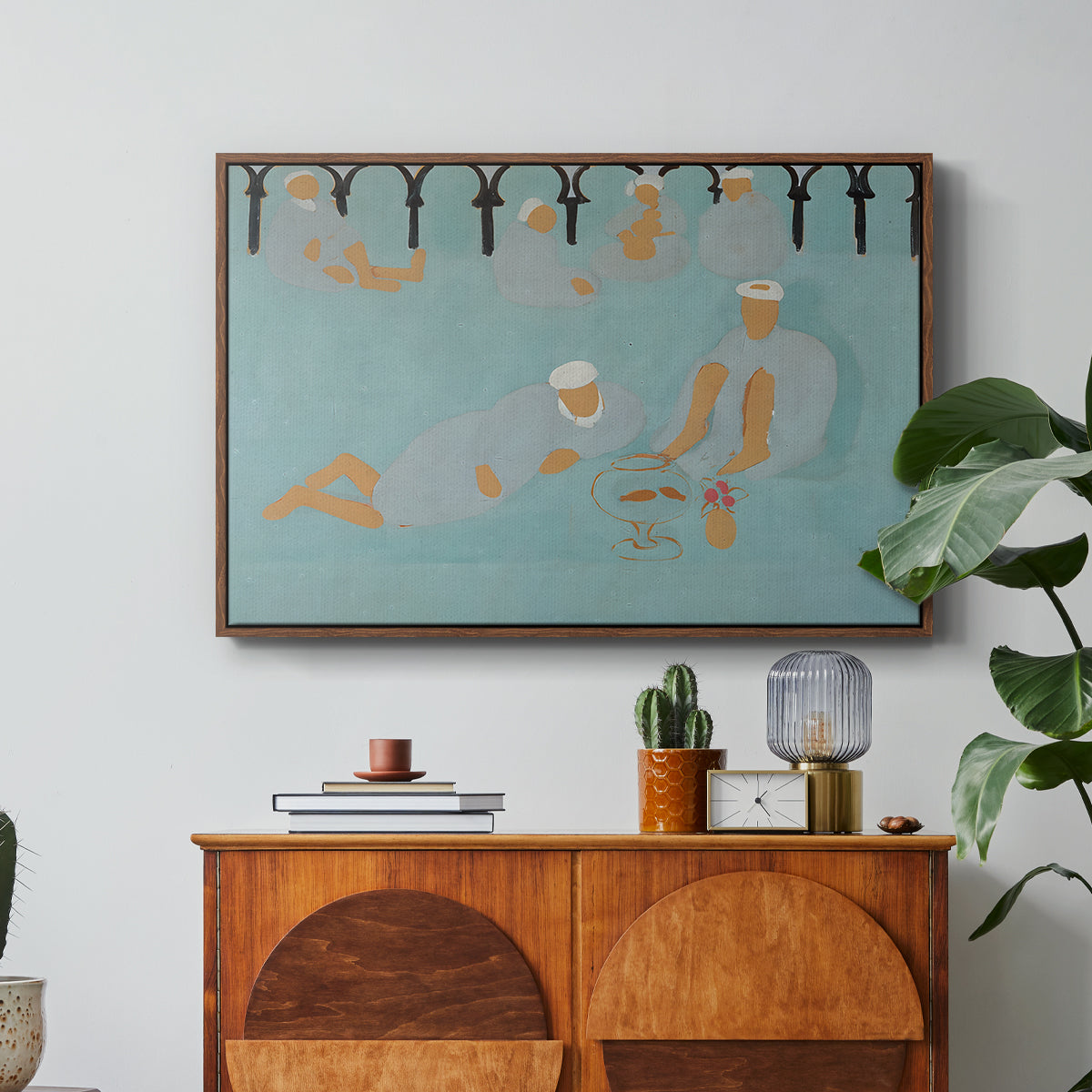 Arab Coffeehouse (Le café Maure), 1913 - Floater Framed Canvas Print