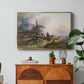 An Alpine Farm on the Untersberg, 1835 - Floater Framed Canvas Print