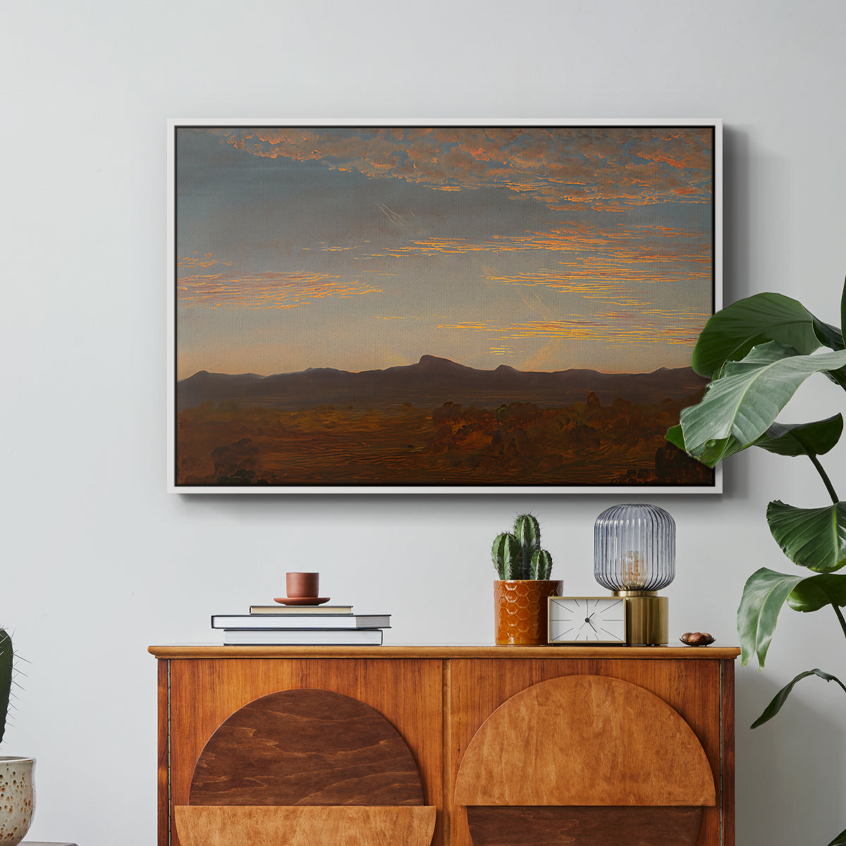 Study for "Catskill Creek", c. 1844-1845 - Floater Framed Canvas Print