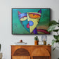 Celestial Cat - Floater Framed Canvas Print