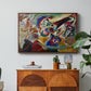 Fragment 2 for Composition VII, 1913 - Floater Framed Canvas Print