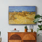 Wheat Field with Sheaves (Harvest in Provence), 1888 - Floater Framed Canvas Print