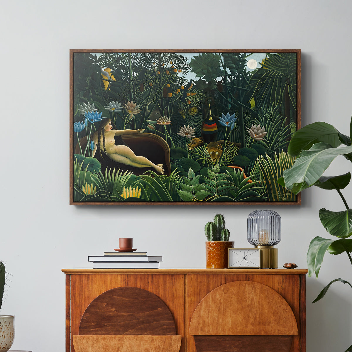 The Dream (Le Rêve), 1910 - Floater Framed Canvas Print