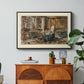Cabinet de Flaubert à Croisset, 1874 - Floater Framed Canvas Print