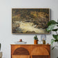 Waterfall in Hallingdal, 1848 - Floater Framed Canvas Print