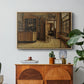 The Old Inn 'Het Loodshuis' in Antwerp, 1877 - Floater Framed Canvas Print