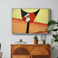 Picasso's Cat–El Gato - Floater Framed Canvas Print